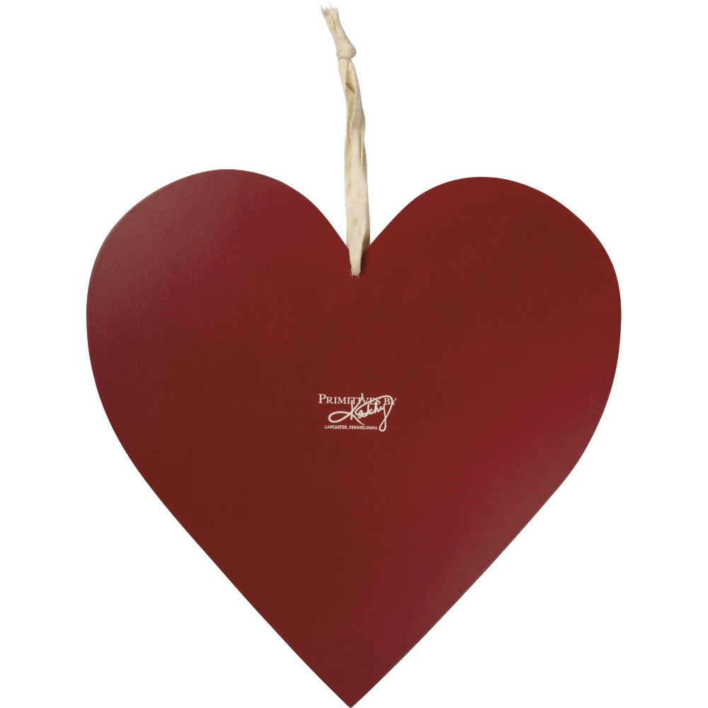 Love Lives Here Heart Valentines Day Home Door Wall Decor Art Wood - Picture 3 of 4